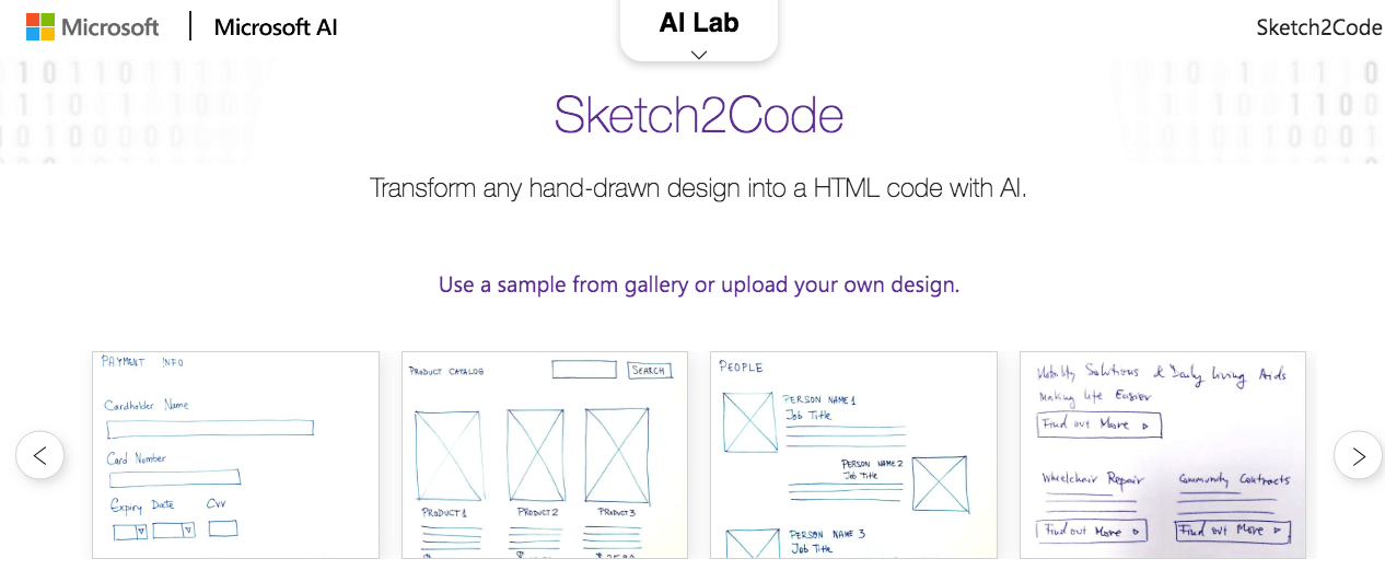 sketch to code